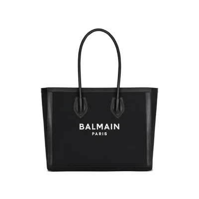 Balmain B Army 42 Shopper Bag In Black