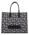 Balmain B-army 42 Tote Bag In Black