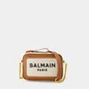 Balmain B-army Camera Case Crossbody -  - Canvas - White/brown In White