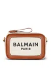 Balmain B-army Mini Camera Bag Crossbody In Brown