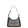 Balmain B-army Canvas Bag With Leather Inserts