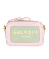 Balmain B-army Canvas Camera Bag In Pink