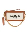 Balmain B-army Clutch Bag In Brown