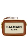 Balmain B-army Mini Camera Bag Crossbody In Beige