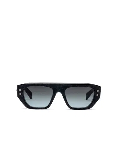 Balmain B-army Ii Sunglasses In Gray