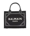 Balmain B-army 42 Canvas Tote Bag In Black