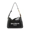Balmain B-army Letter Shoulder Bag In Black