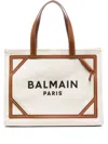 Balmain B-army Medium Shopper Bag In Neutral