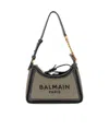 Balmain B-army Panelled Top Handle Bag In Black
