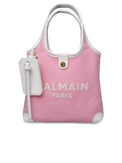 Balmain 'b Army' Pink Tela Bag
