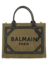 Balmain B-army Shopper Bag In Military Green