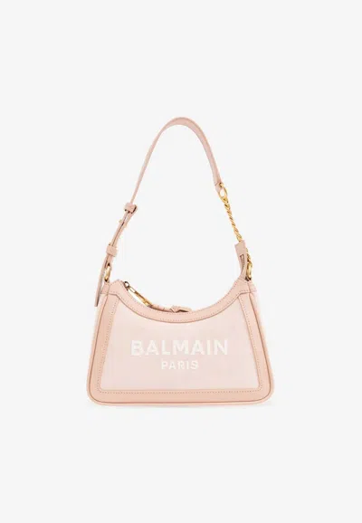 Balmain B-army Shoulder Bag In Pink