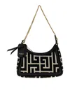 Balmain B-army Monogram Shoulder Bag In White