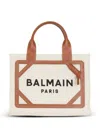 Balmain B-army Small Canvas Tote