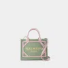 Balmain B-army Small Shopper Bag In Green