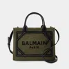 Balmain B-army Medium Shopper Bag In Khaki