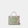 Balmain B-army Small Shopper Bag In Green