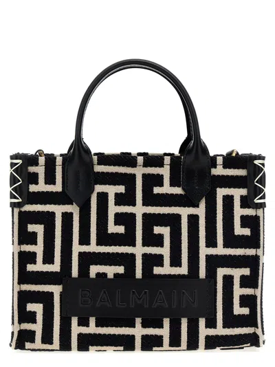 Balmain B-army Small Shopping Bag In Multi