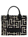 Balmain Small B-army Logo Canvas Shopper Tote In Multi