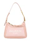 Balmain B-army Suede Shoulder Bag