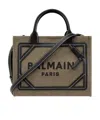 Balmain B-army Shopper Bag In Black