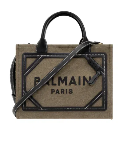 BALMAIN BALMAIN LOGO DETAILED TOP HANDLE BAG