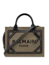 Balmain B-army Tote Bag In Grün