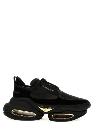 Balmain B-bold Sneakers In Black