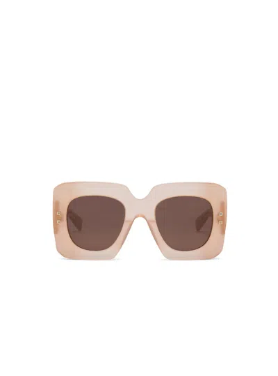 Balmain B-bold Sunglasses In Brown
