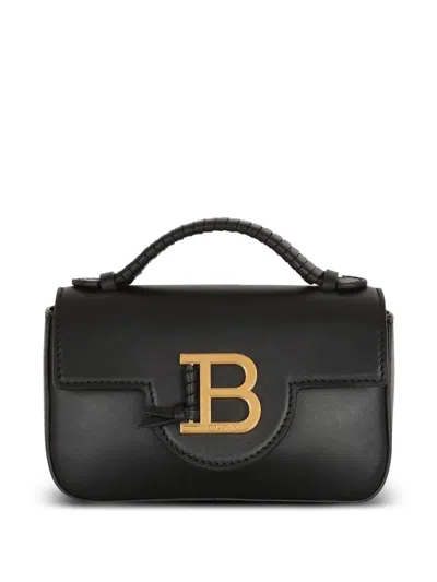 Balmain B-buzz 17 Mini Leather Shoulder Bag