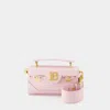 Balmain B-buzz 19 Crossbody -  - Leather - Light Pink In Pink