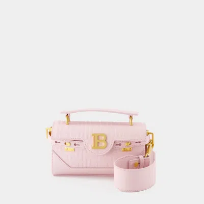 Balmain B-buzz 19 Crossbody -  - Leather - Light Pink