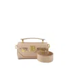 Balmain B-buzz 19 Crossbody -  - Leather - Beige In Neutrals