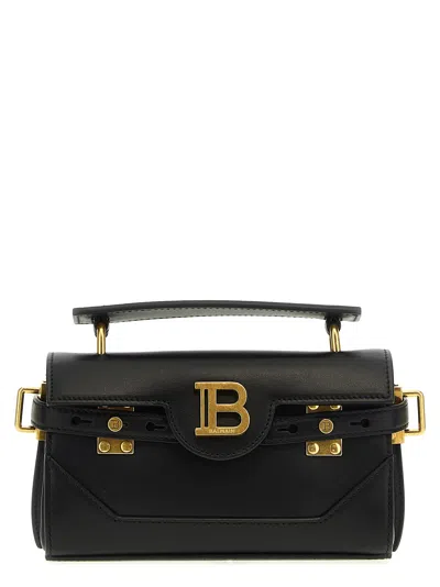 Balmain B-buzz 19 Handbag In Noir