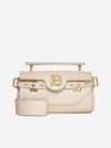 BALMAIN B-BUZZ 19 LEATHER BAG