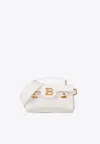 Balmain B-buzz 19 Leather Top Handle Bag