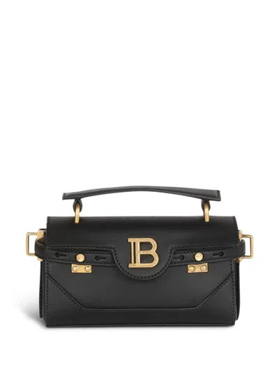 Balmain B-buzz 19 Shoulder Bag In Schwarz