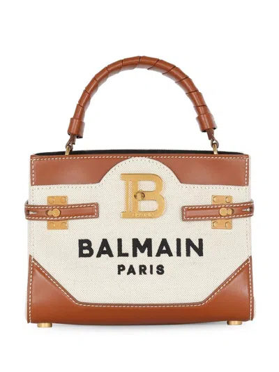 BALMAIN B-BUZZ 22 TOP HANDLE BAG