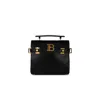 Balmain Women B-buzz Leather Crossbody Bag In Black