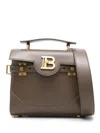 Balmain B-buzz 23 Tote Bag In Brown