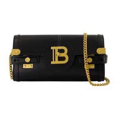 Balmain B-buzz 23 Clutch - Leather - Black