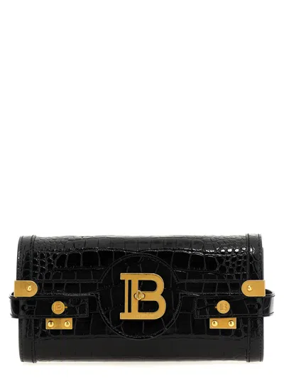 Balmain B-buzz 23 Clutch In Black