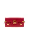 Balmain B Buzz 23 Chain Strap Clutch Bag In Red