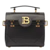 Balmain Women B-buzz Leather Crossbody Bag In Black