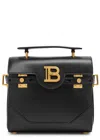 Balmain B-buzz 23 Leather Top Handle Bag