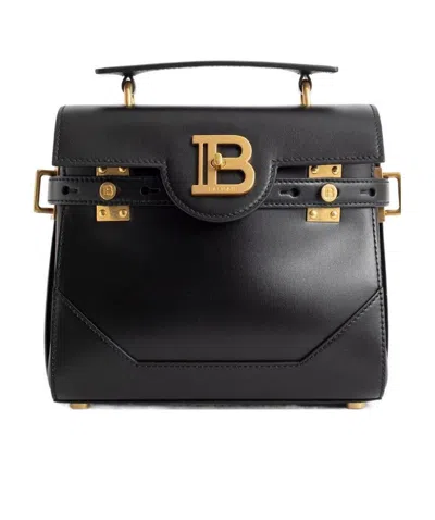 Balmain B-buzz 23 Tote Bag In Black