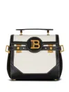 Balmain B-buzz 23 Tote Bag In Neutrals