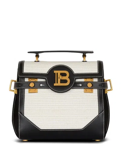 Balmain B-buzz 23 Tote Bag In Black