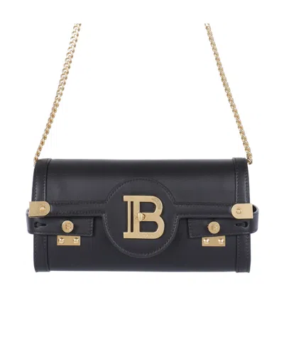 Balmain B-buzz 23 Wallet-on-chain In Black