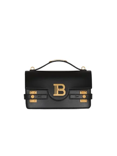 BALMAIN B-BUZZ 24 BAG IN SMOOTH LEATHER